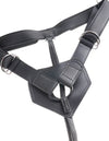 King Cock Strap On Harness With 8cock Tan "