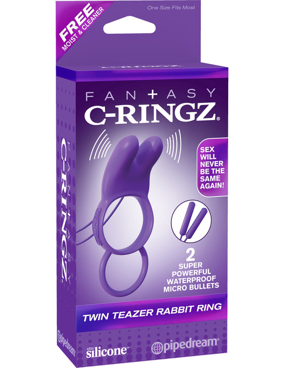 Fantasy CRingz Twin Teazer Rabbit Ring