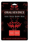 Oral Sex Dice LickSuckBlowKiss
