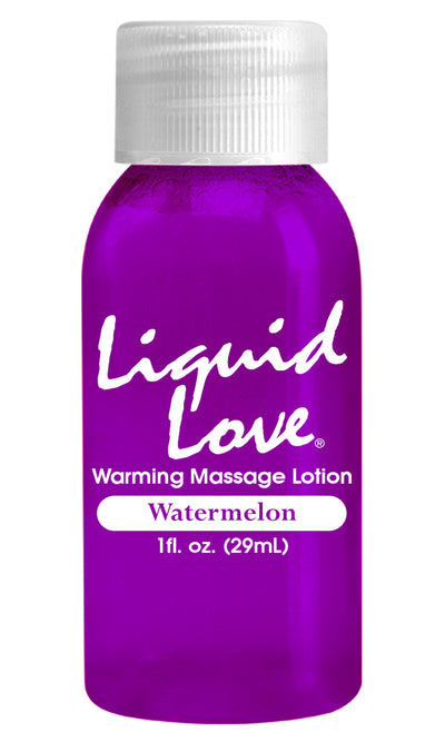 Liquid Love Warming Massage Lotion 1 Oz. Watermelon