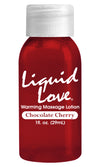 Liquid Love Warming Massage Lotion 1 Oz. Choco Cherry