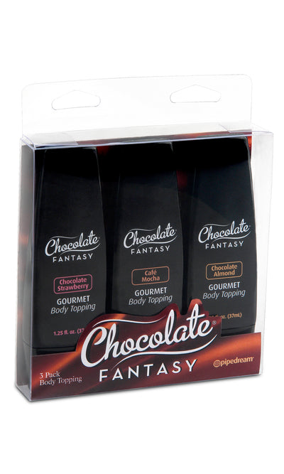 Chocolate Fantasy Body Topping 3 Pack Sampler