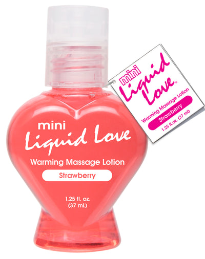Mini Liquid Love Warming Massage Lotion 1.25 Oz. Strawb