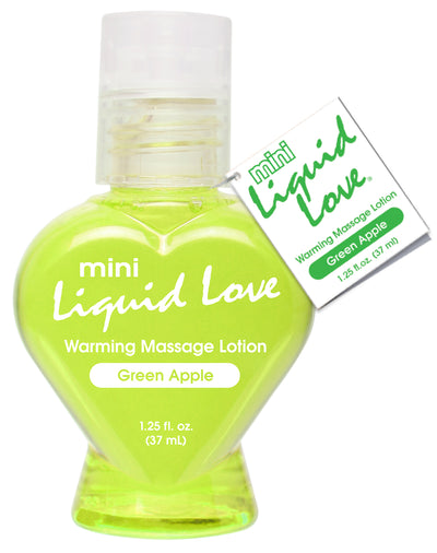 Mini Liquid Love Warming Massage Lotion 1.25 Oz. Green