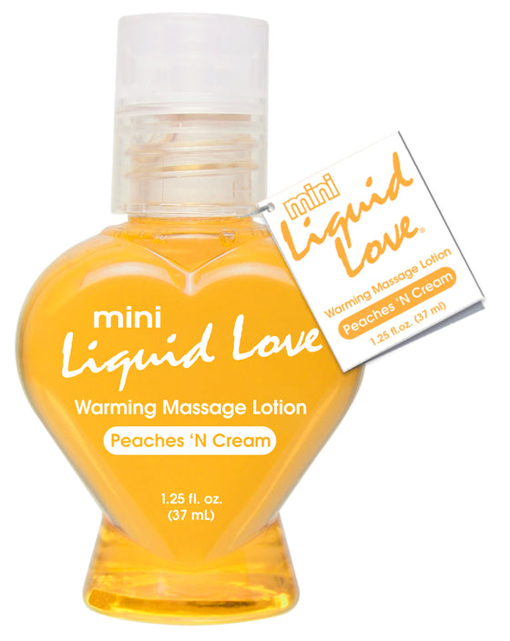 Mini Liquid Love Warming Massage Lotion 1.25 Oz. Peache