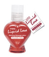 Mini Liquid Love Warming Massage Lotion 1.25 Oz. Chocol