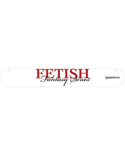 Fetish Fantasy Series Sign White 6inx36in