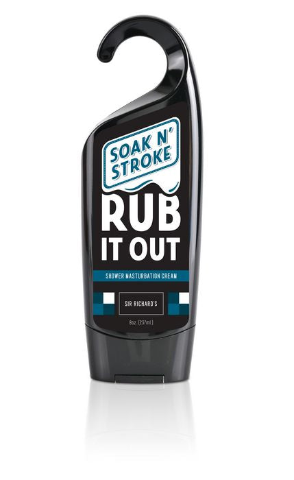 Sir Richard's Soak N' Stroke Rub It Out Shower Masturbation Cream 8 Oz.