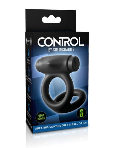Sir Richard's Control Silicone Cock& Ball Vibrating C Ring