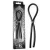 CRing Lasso Silver Crown Bead Silicone Black