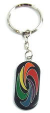 Enamel Key Chain Swirl