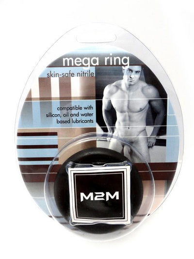 Ring Mega Nitrile Large Black