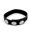 Ring Leather 2 Snaps Black