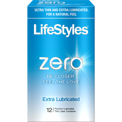 Lifestyles Zero Extra Lubricated 12 Pk
