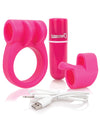 Screaming O Charged Combo #1 WC Ring & Finger Sleeve Pink