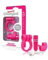 Screaming O Charged Combo #1 WC Ring & Finger Sleeve Pink