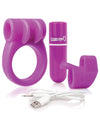 Screaming O Charged Combo #1 WC Ring & Finger Sleeve Purple