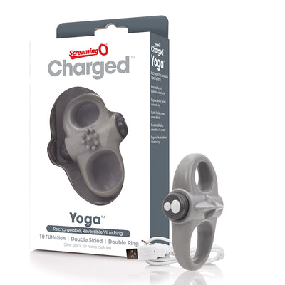 Screaming O Charged Yoga Vooom Mini Vibrator Grey