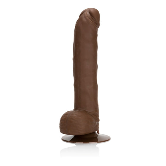 Emperor 6.75 Brown Silicone G 10 Function Vibratig Dildo "