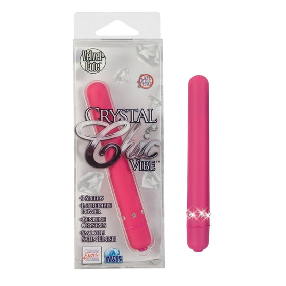 Crystal Chic Vibrator Pink