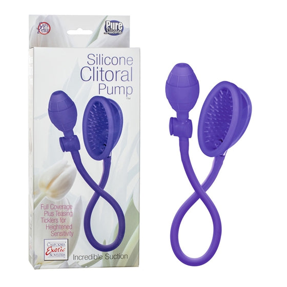 Clitoral Pump Silicone Purple