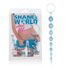 Shanes World Anal 101 Intro Beads Blue