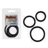 Rubber Ring Black 3 Pieces Set