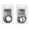 Rubber Ring Black 3 Pieces Set