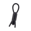 Stud Lasso Vibrating Silicone Black