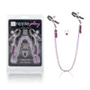 Nipple Play Clamps Purple Chain