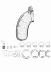 Mancage Chastity 4.5in Transparent Model 03