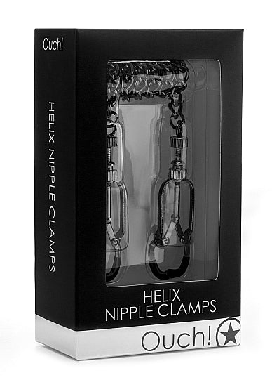 Helix Nipple Clamps Black