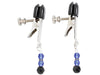 Adj Clamp With Blue Beads