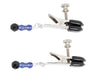 Adj Clamp With Blue Beads