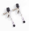 Broad Tip Clamp WPurple Beads