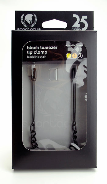 Black Tweezer Clamp WLink Chain