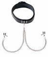 Collar With Attached Nipple Clamps