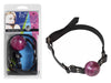 1 1/2 In Purple Ball Gag With Buckle