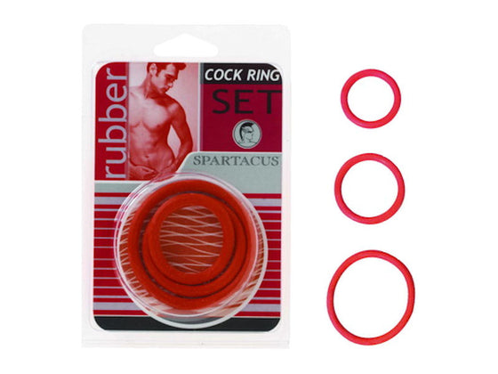 Soft C Ring Set Red