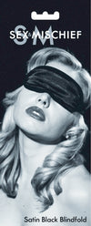 Sex & Mischief Satin Black Blindfold