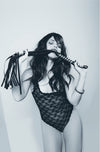 Sex & Mischief Red & Black Stripe Flogger