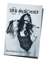 Sex & Mischief Red & Black Stripe Flogger