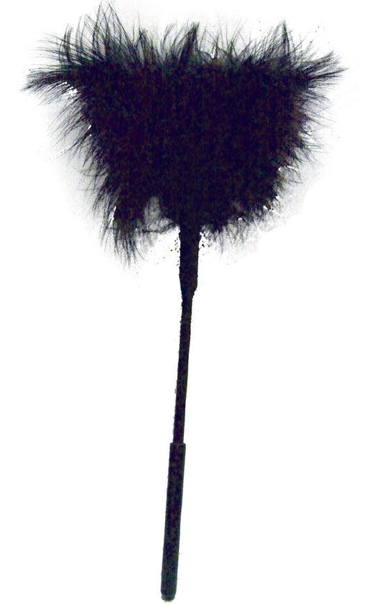 Sex & Mischief Feather Tickler 7in Black