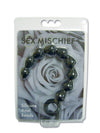 Sex & Mischief Silicone Anal Beads Black