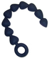 Sex & Mischief Silicone Anal Beads Black