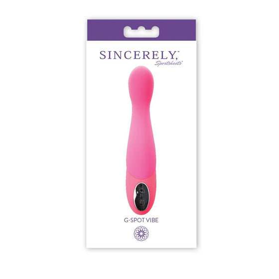 Sincerely G Spot Vibrator Pink
