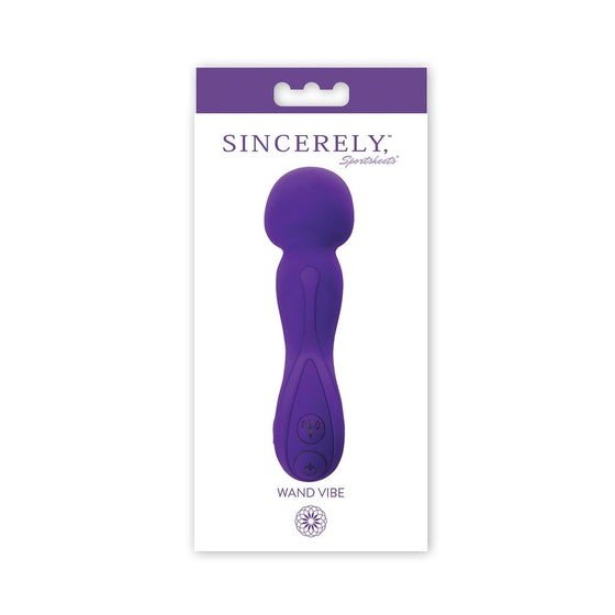 Sincerely Wand Vibrator Purple