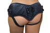 Ss Plus Black Pvc Corsette StrapOn
