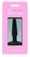 Sex In The Shower Black Silicone Butt Plug