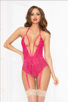 Teddy Set Hot Pink One Size